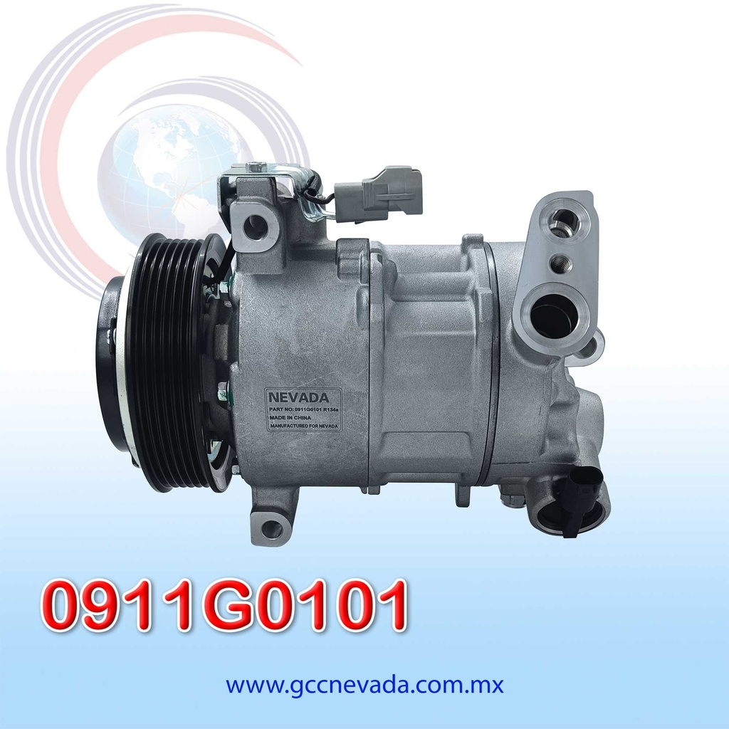 COMPRESOR JEEP COMPASS AÑO 17-22 6PK 111MM 12V 6SEU14C NEVADA