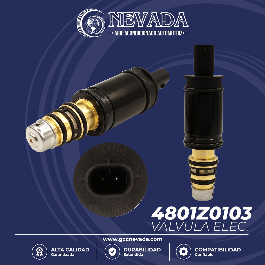VALVULA DE C/ELECT BMW / GMC / CHEVROLET / FORD DENSO 6SE/7SE 75MM NEVADA ASIA