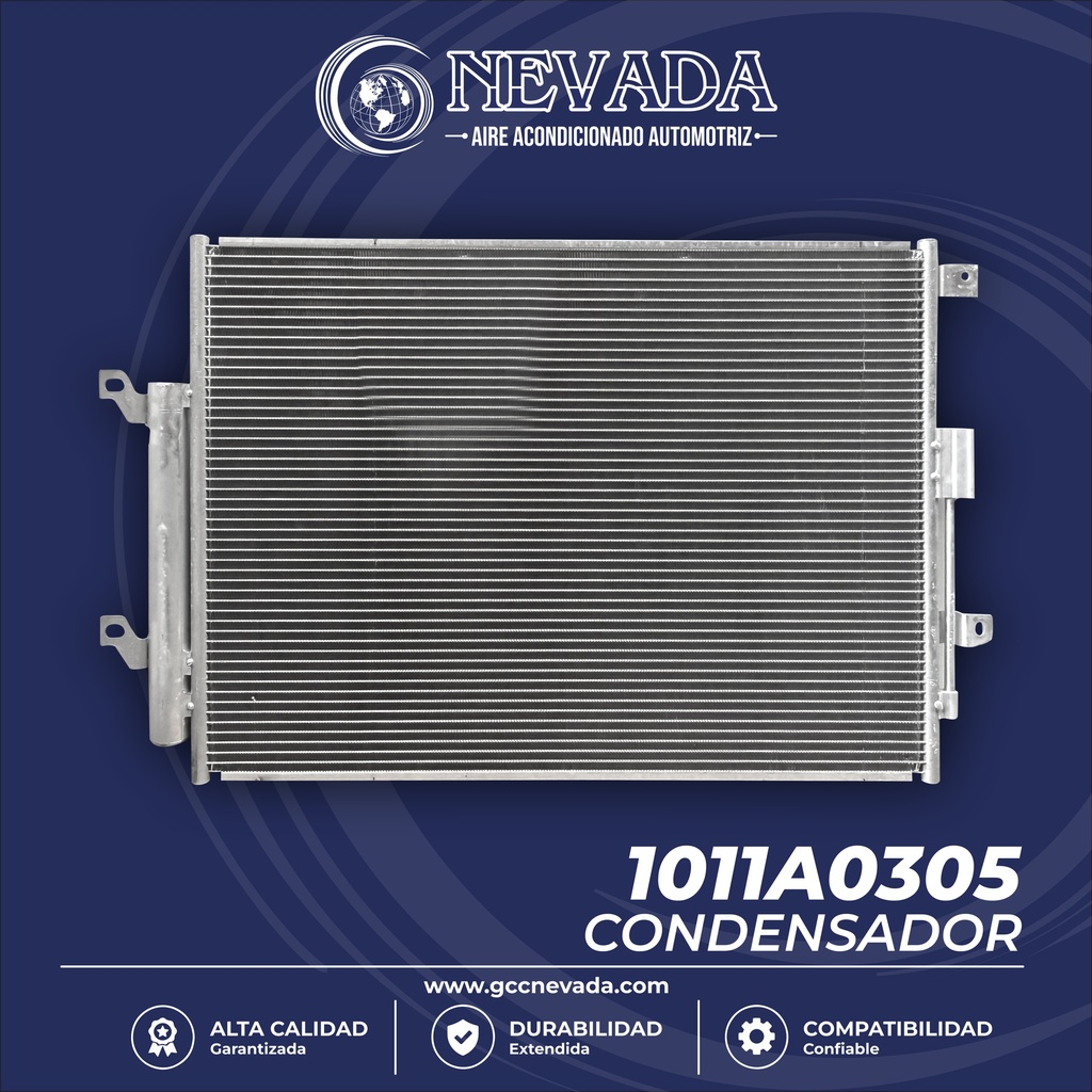 CONDENSADOR JEEP CHEROKEE AÑO 19-23 R-134-A C/FILTRO NEVADA 
