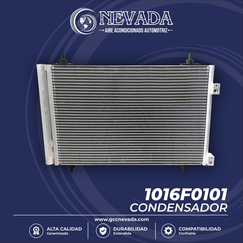 CONDENSADOR PEUGEOT 308 / CITROEN PARTNER / C4 R-134-A NEVADA ASIA