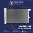CONDENSADOR PEUGEOT PARTNER AÑO 04/10 R-134-A C/FILTRO NEVADA ASIA.