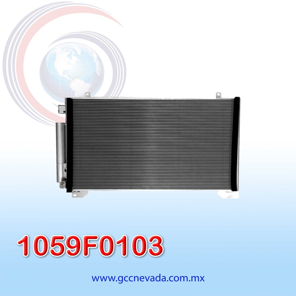 CONDENSADOR SUZUKI SWIFT T3 AÑO 17-21 585X405X12 R-134-A NEVADA ASIA