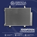 CONDENSADOR SUZUKI SWIFT AÑO 11/18  550X390X16 R-134-A NEVADA ASIA