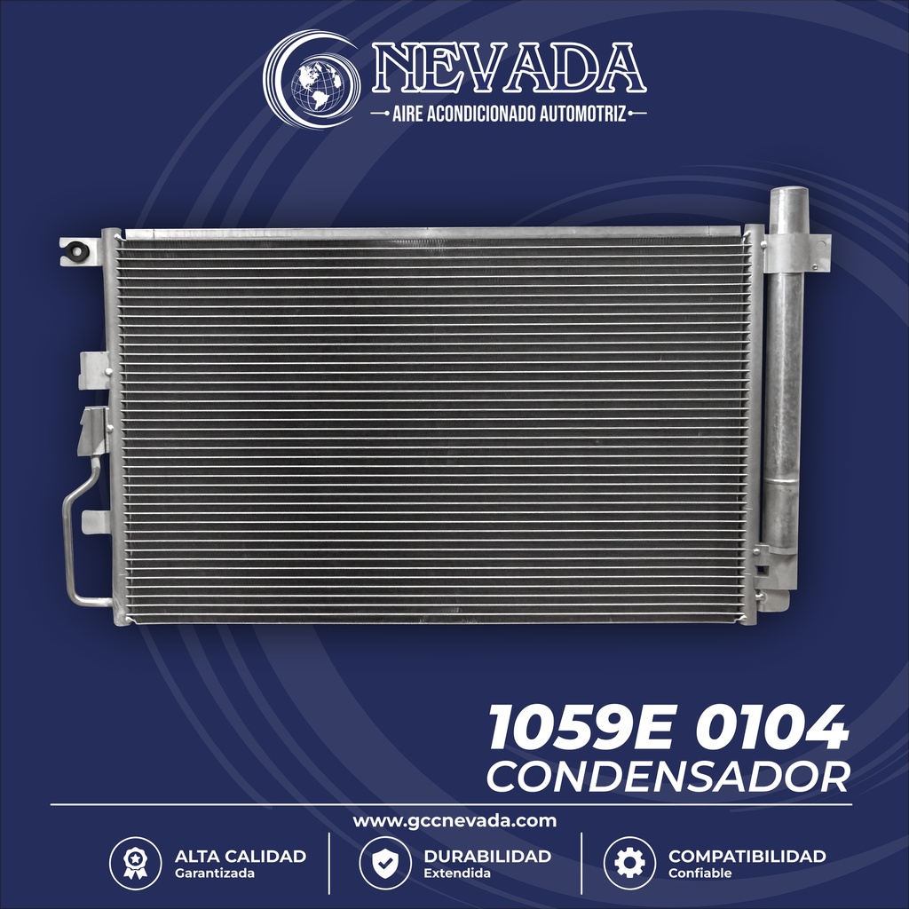CONDENSADOR SUZUKI XL-7 AÑO 07-09 R-134-A NEVADA ASIA