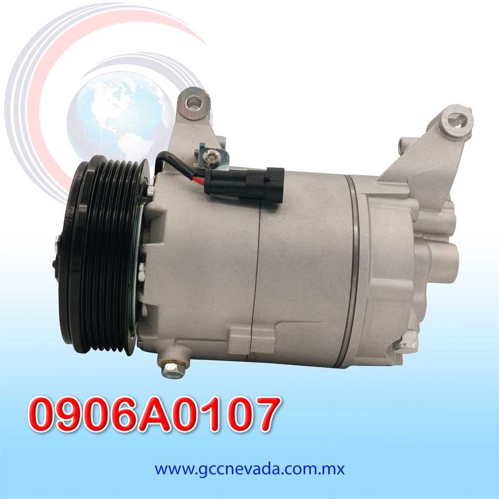 COMPRESOR FIAT PALIO / STRADA AÑO 10-15 / ADVENTURE 15-20 / PUNTO 10-12 / RAM 700 14-20 1.6L / MINI COOPER 02-08 R-134-A 6PK 106MM 12V CVC NEVADA