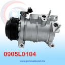 COMPRESOR DODGE JOURNEY AÑO 11-19 / GRAND CARAVAN 11-20 / CHRYSLER TOWN & COUNTRY 11-16 / VOLKSWAGEN ROUTAN 11-14 T/P R-134-A 6PK 119MM 12V 10SRE20C NEVADA
