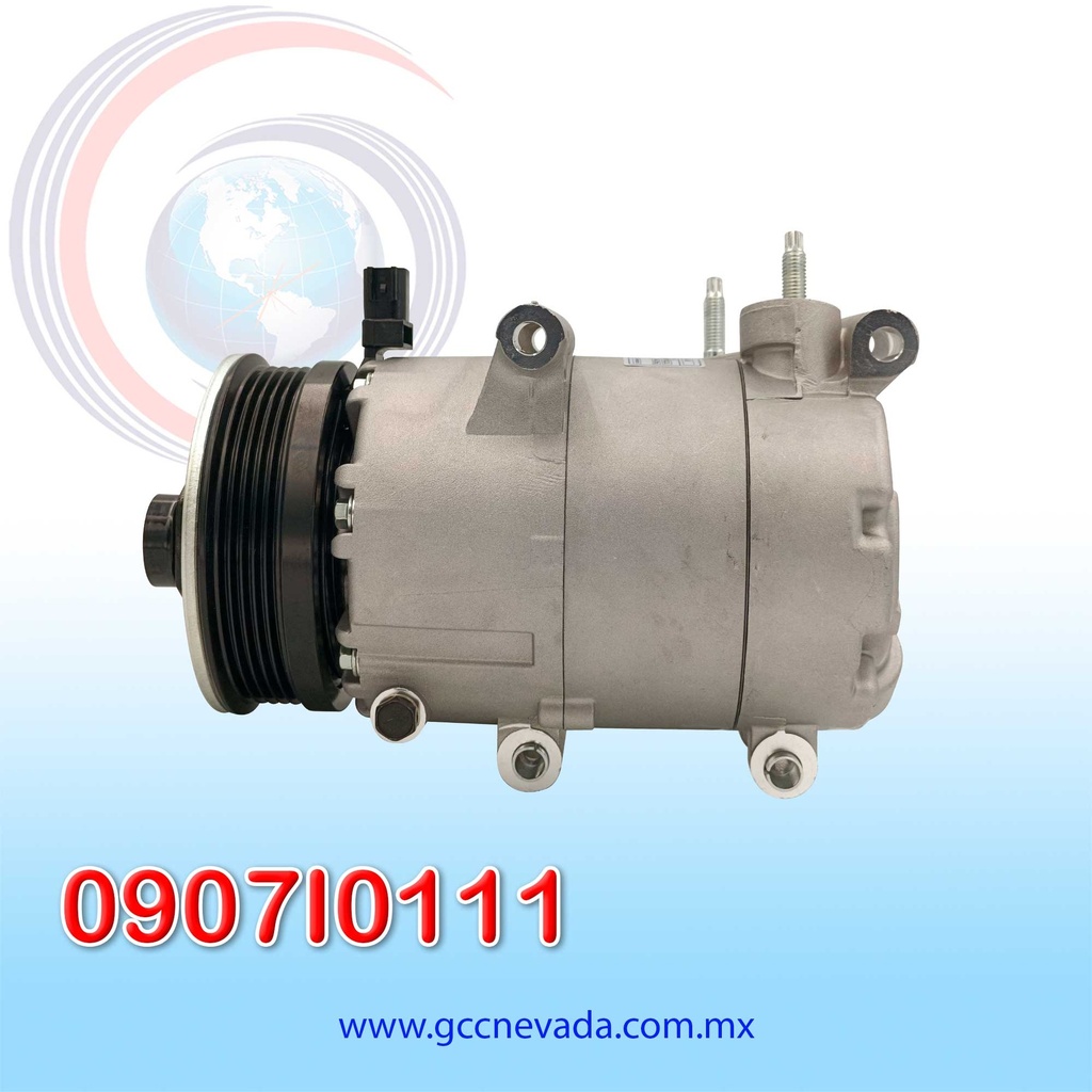 COMPRESOR FORD FIESTA / TITANIUM / ECOSPORT AÑO 15-18 2.0L T/P R-134-A 5PK 117MM 12V  VS16 NEVADA ASIA