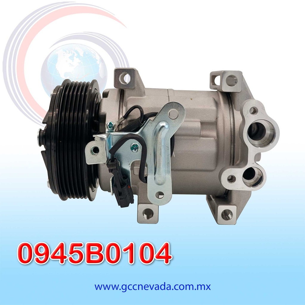 COMPRESOR SUBARU FORESTER AÑO 11/13 PISTON T/P 6PK 114MM 12V DKV10R NEVADA ASIA