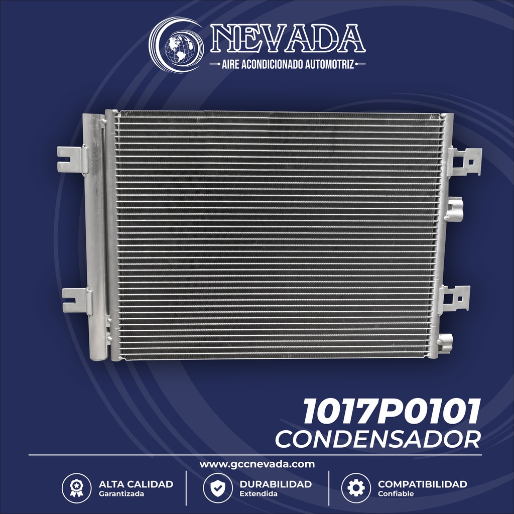 CONDENSADOR RENAULT DUSTER AÑO 13-16 R-134-A NEVADA