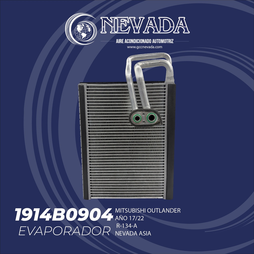 EVAPORADOR MITSUBISHI OUTLANDER AÑO 17/22 R-134-A NEVADA ASIA