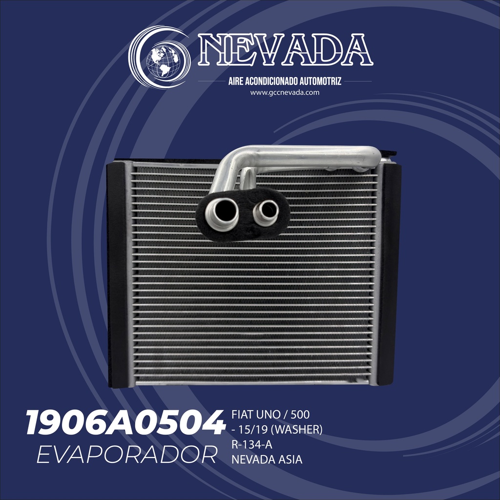 EVAPORADOR FIAT UNO / 500 AÑO 15/19 (WASHER) NEVADA ASIA