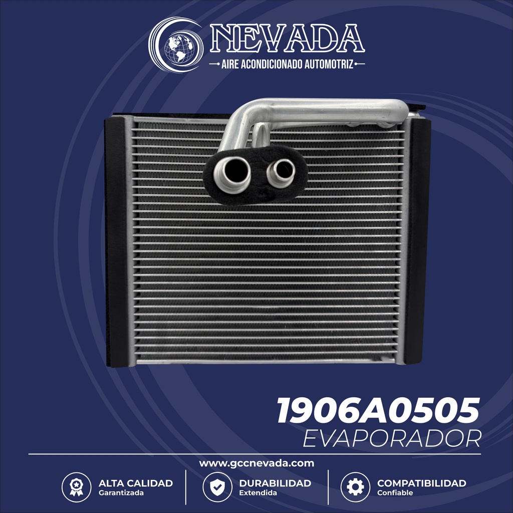 EVAPORADOR FIAT UNO / 500 AÑO 15/19 / PROMASTER 18/19 / VISION 18/23 R-134-A NEVADA ASIA
