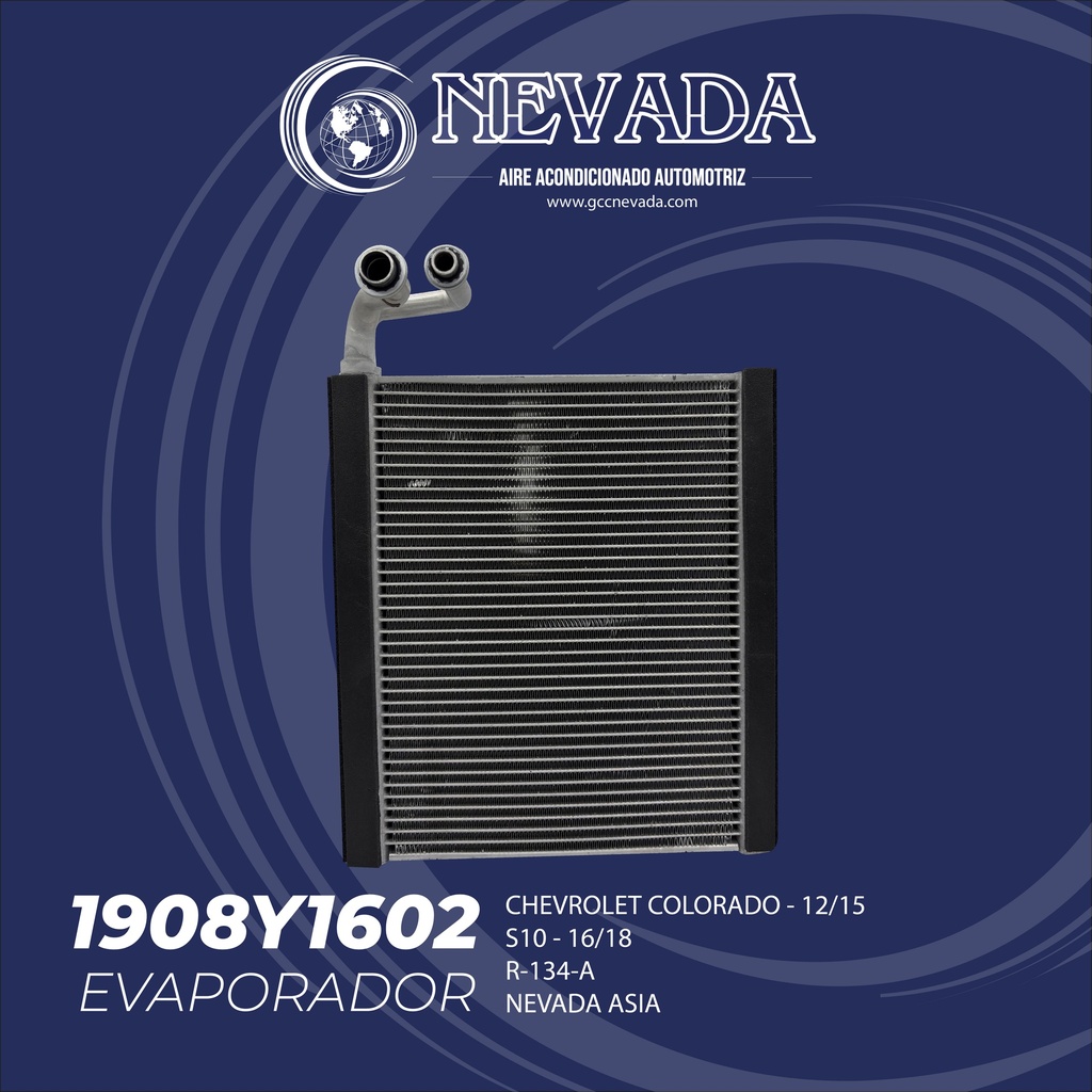 EVAPORADOR CHEVROLET COLORADO AÑO 12-15 / S10 16-18 R-134-A NEVADA