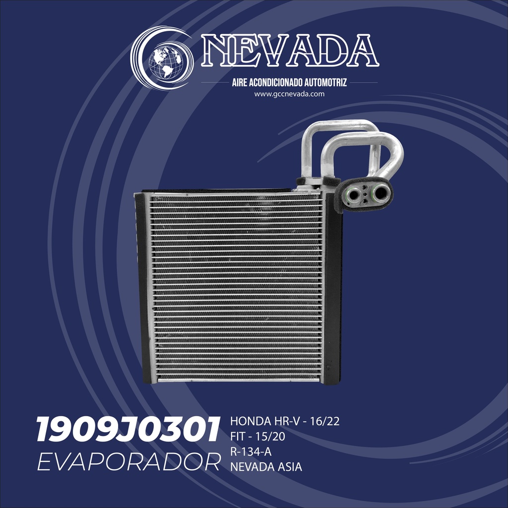 EVAPORADOR HONDA HR-V AÑO 16/22 / FIT 15/20 R-134-A NEVADA ASIA