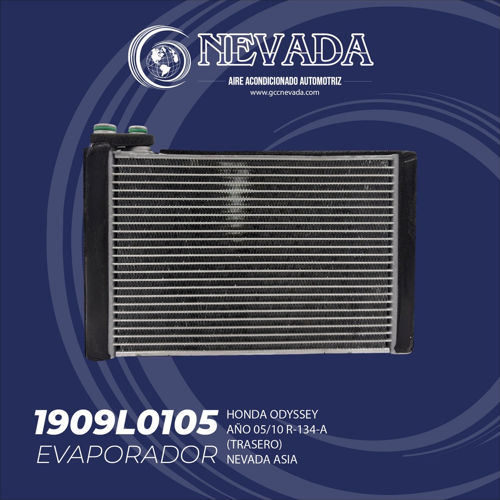 EVAPORADOR HONDA ODYSSEY AÑO 05/10 R-134-A (TRASERO) NEVADA ASIA