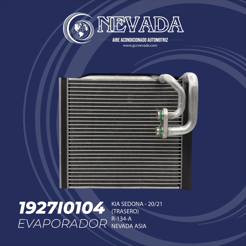 EVAPORADOR KIA SEDONA AÑO 20/21 R-134-A (TRASERO) NEVADA ASIA