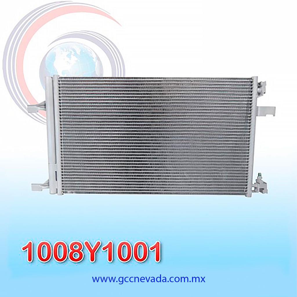 CONDENSADOR CHEVROLET CRUZE AÑO 10-16 / MALIBU 13-15 / ORLANDO 12-14 / IMPALA 14-20 / CURZE/MALIBU LIMITED 2016 / CADILLAC XTS 13-19 / BUICK VERANO 12-17 / REGAL 11-17 / LACROSSE 10-16 / CASCADA 16-19 / ALLURE 2010 C/FILTRO NEVADA ASIA