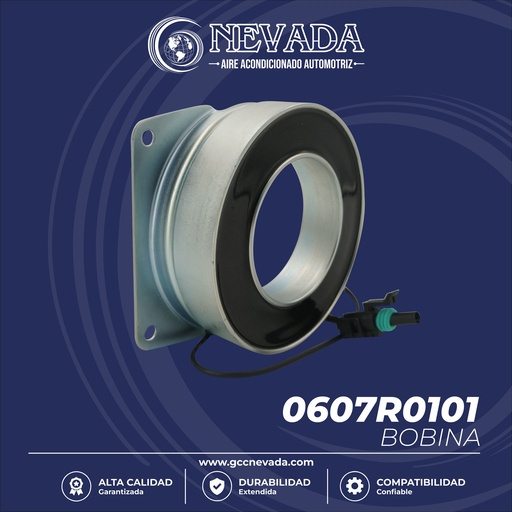 [0607R0101] BOBINA YORK 12V 116X67X26MM NEVADA ASIA