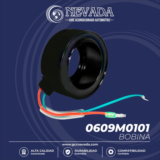 [0609M0101] BOBINA HONDA FIT AÑO 07/10 12V TRSE07 86X45X36MM NEVADA