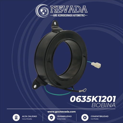[0635K1201] BOBINA NIPPON 10P30 / TOYOTA COASTER 24V 129X86X40MM NEVADA