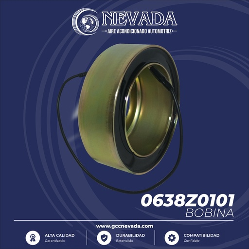 [0638Z0101] BOBINA 508 / 510 12V 103X50X38MM NEVADA ASIA