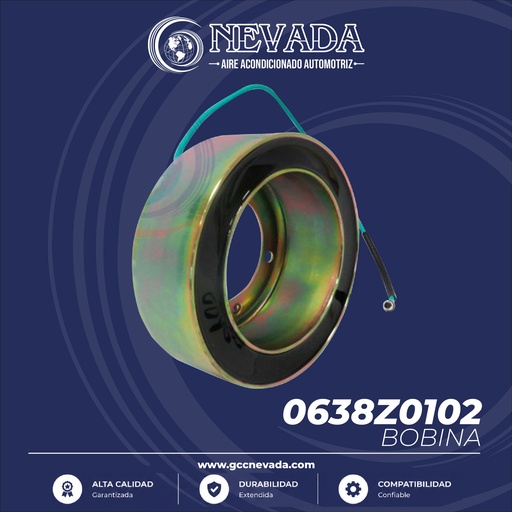 [0638Z0102] BOBINA 508 24V 103X72X38MM NEVADA ASIA