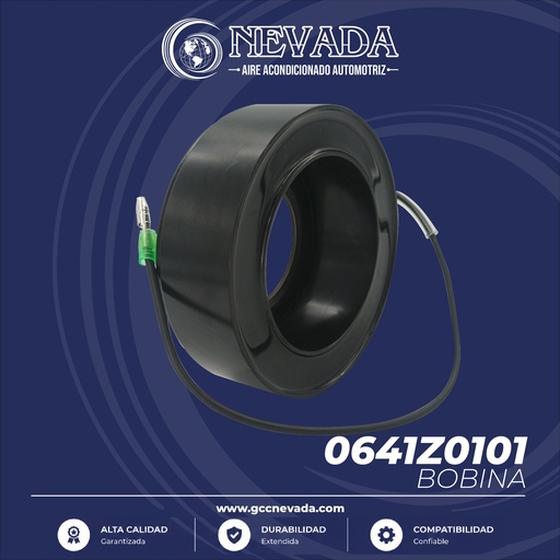 [0641Z0101] BOBINA 709 1 CABLE 12V 96X63.6X32.2MM NEVADA ASIA