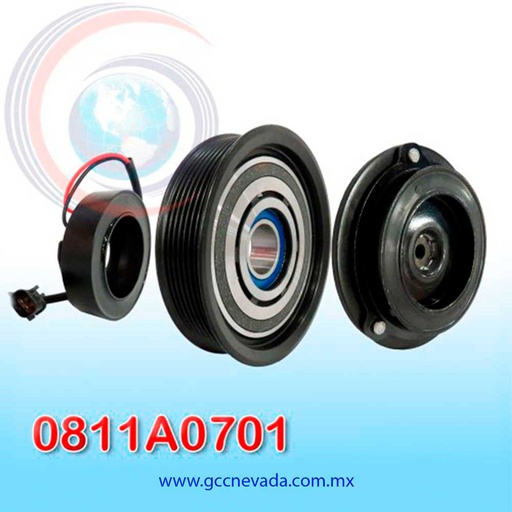 [0811A0701] CLUTCH JEEP GRAND CHEROKEE AÑO 98/03 10PA17C 7PK 12V NEVADA ASIA