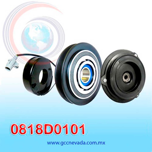 [0818D0101] CLUTCH TOYOTA LAND CRUISER AÑO 93/05 10PA17C 1A 12V NEVADA ASIA