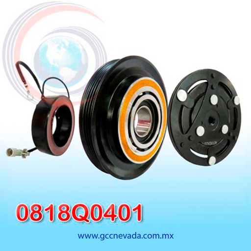 [0818Q0401] CLUTCH TOYOTA YARIS AÑO 00/05 4PK 12V NEVADA ASIA