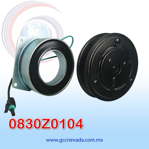 [0830Z0104] CLUTCH STD 6" YORK 6PK 24V NEVADA ASIA