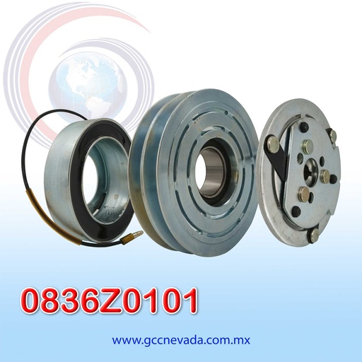 [0836Z0101] CLUTCH 505 2A 125MM 12V NEVADA