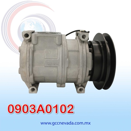 [0903A0102] COMPRESOR CHRYSLER NEON AÑO 96/99 10PA17 T/P 1A 144MM 12V NEVADA ASIA