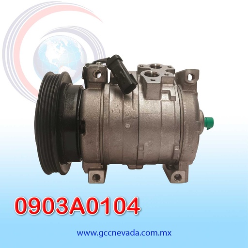 [0903A0104] COMPRESOR CHRYSLER NEON AÑO 00/04 10S17F T/P 4PK 130MM 12V NEVADA ASIA