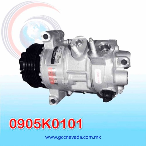 [0905K0101] COMPRESOR DODGE CALIBER / JEEP COMPASS 5SE12C AÑO 07/08 / JEEP PATRIOT 06/08 T/P 6PK DENSO USA