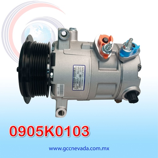 [0905K0103] COMPRESOR DODGE CALIBER AÑO 07/10 T/P 6PK NEVADA ASIA
