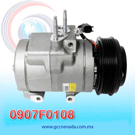 [0907F0108] COMPRESOR FORD EXPLORER FS-20 AÑO 2006 V-8 / LOBO 01/17 / F-150 07/14 SUPER DUTY 08/10 6PK 12V NEVADA ASIA