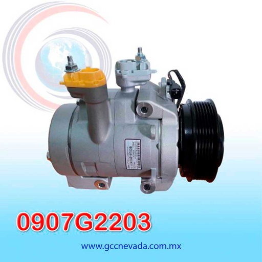 [0907G2203] COMPRESOR FORD F-250/F-350 AÑO 17/21 DKS20DT 6PK 12V NEVADA ASIA