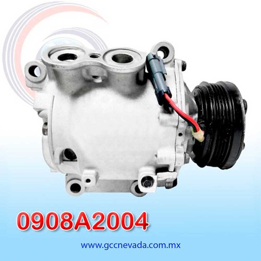 [0908A2004] COMPRESOR G/M TRAIL BLAZER SCROLL AÑO 05-09 R-134-A V8 4PK 100MM 12V TRSA12 ENSAMBLADO IMP