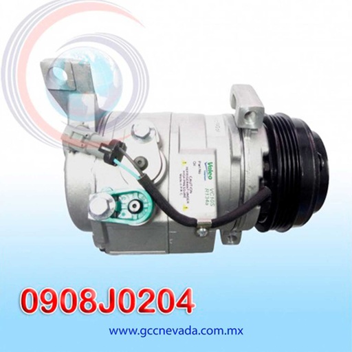 [0908J0204] COMPRESOR GM CHEYENNE / G.BLAZER AÑO 03/06 R-134-A HU6 T/P 4PK VALEO ASIA