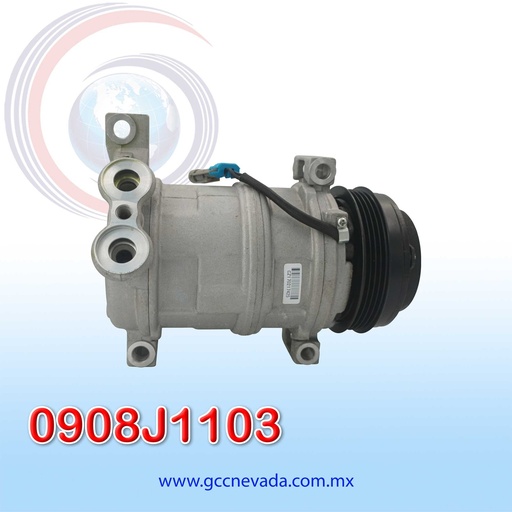 [0908J1103] COMPRESOR CHEVROLET CHEYENNE / GRAND BLAZER AÑO 01-03 R-134-A HU6 T/P 4PK 108MM 12V VALEO ASIA