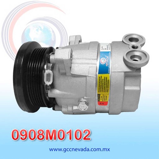 [0908M0102] COMPRESOR G/M CORSA V-5 AÑO 96/99 6PK NEVADA ASIA