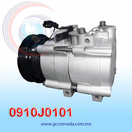 [0910J0101] COMPRESOR HYUNDAI SANTA FE 07/09 T/P 6PK ENSAMBLADO USA