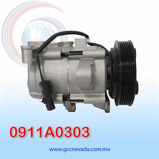 [0911A0303] COMPRESOR JEEP CHEROKEE LIBERTY AÑO 06/08 6PK ASIA
