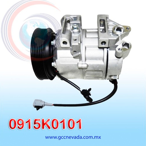 [0915K0101] COMPRESOR NISSAN XTRAIL 11/16 / ALTIMA 07/10 / SENTRA 07/12 2.5LTS 6PK 12V DCS171C ASIA