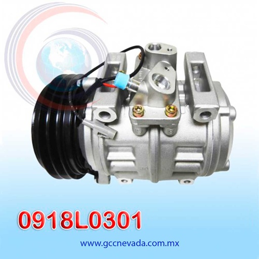 [0918L0301] COMPRESOR TOYOTA COASTER 10PA30C T/P 2A 12V NEVADA ASIA