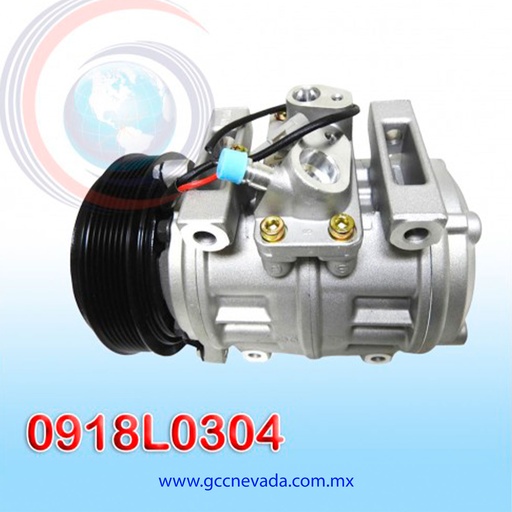 [0918L0304] COMPRESOR TOYOTA COASTER AÑO 00/17 T/P 24V 7PK 10P30C ASIA