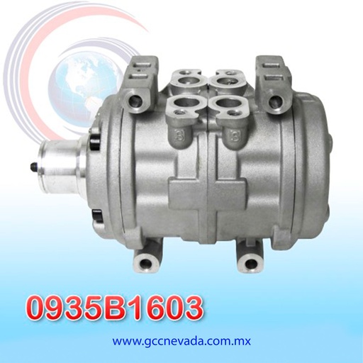 [0935B1603] COMPRESOR TOYOTA SAMURAY 3F 10P15C (LAND CRUISER) / COROLLA 88/92 / 1.6 98/00 T/P S/C NEVADA ASIA