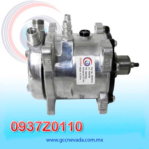 [0937Z0110] COMPRESOR 507 STD R-134-A 8 OREJAS O-RING S/C NEVADA ASIA