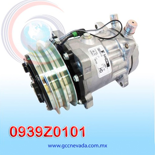 [0939Z0101] COMPRESOR 510 SANDEN R-134-A ORING 12V 2A USA